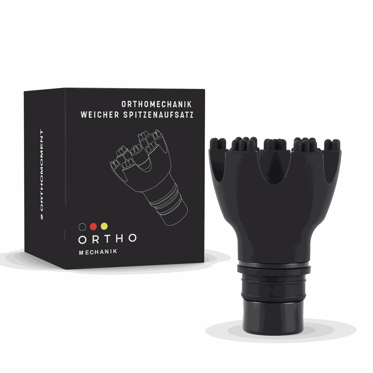 Weicher Spitzen-Aufsatz für gezielte Massage empfindlicher Körperbereiche, weiches flexibles Silikon.