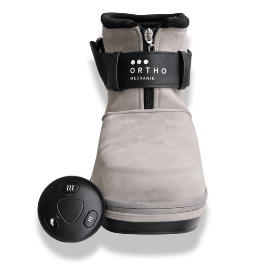 OrthoMechanik Fußmassagegerät – Massage-Stiefel, für Schuhgröße 35–45, 1 Stück
