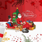 Weihnachtsgeschenk Fuß-Massagegerät OrthoMechanik OrthoHands mit Weihnachtsmotiv.